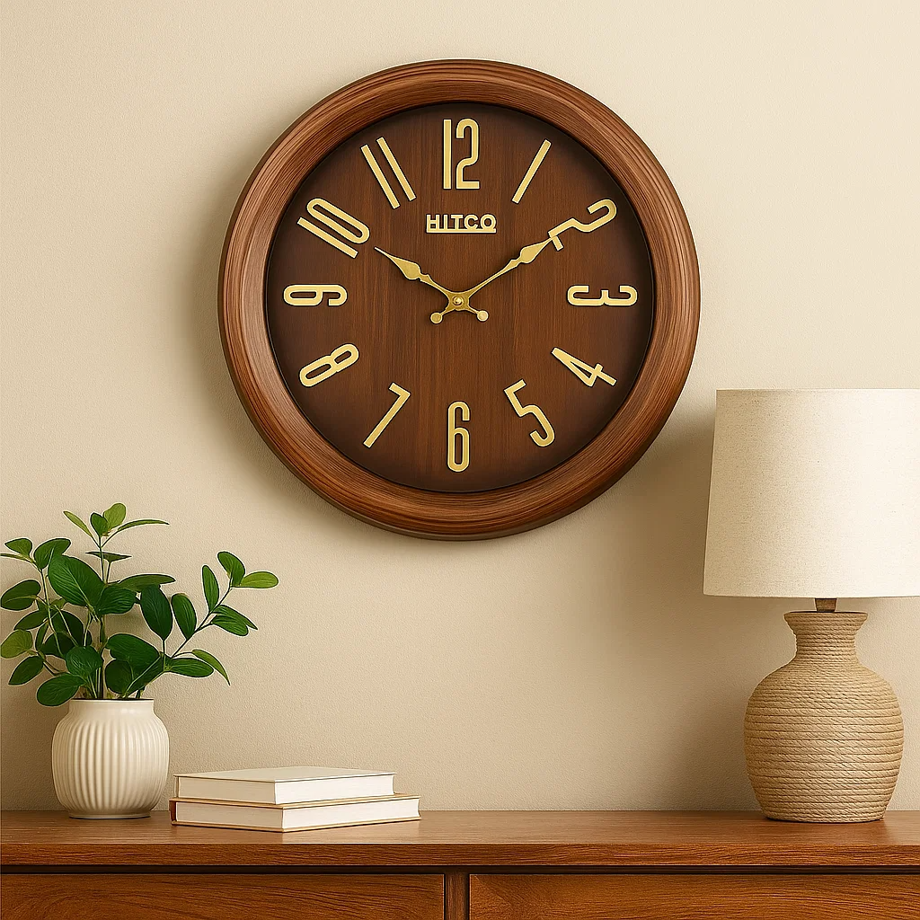 FANCY CLOCKS, ROUND CLOCKS, PLASTIC STYLE